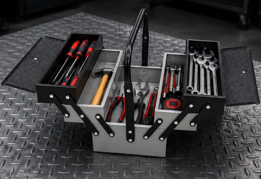 SINGLE TOOL BOX WITH SINGLE COMPARTMENT